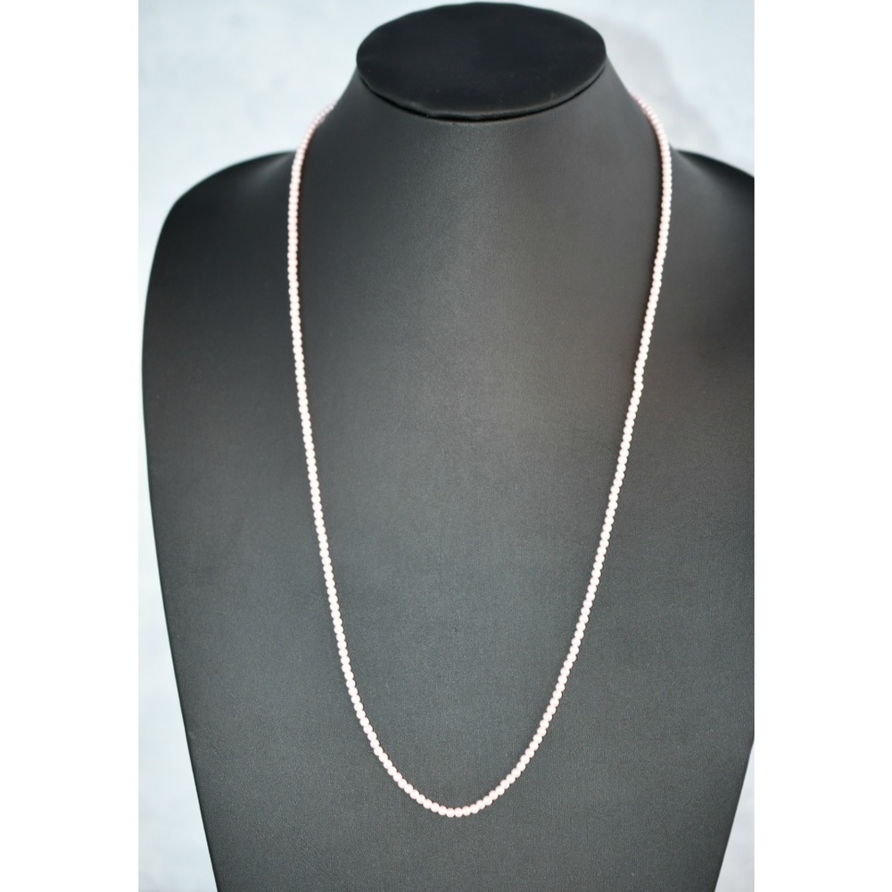 Vintage Marvella Tiny Pink Pearl Necklace